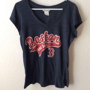 Boston Red Sox distressed Graphic Baseball Tee XL